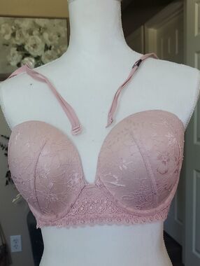 Victoria's Secret Dusty Pink Lace Push-Up Bra